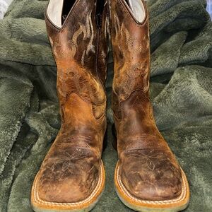 Boys old west Brown Western Boots